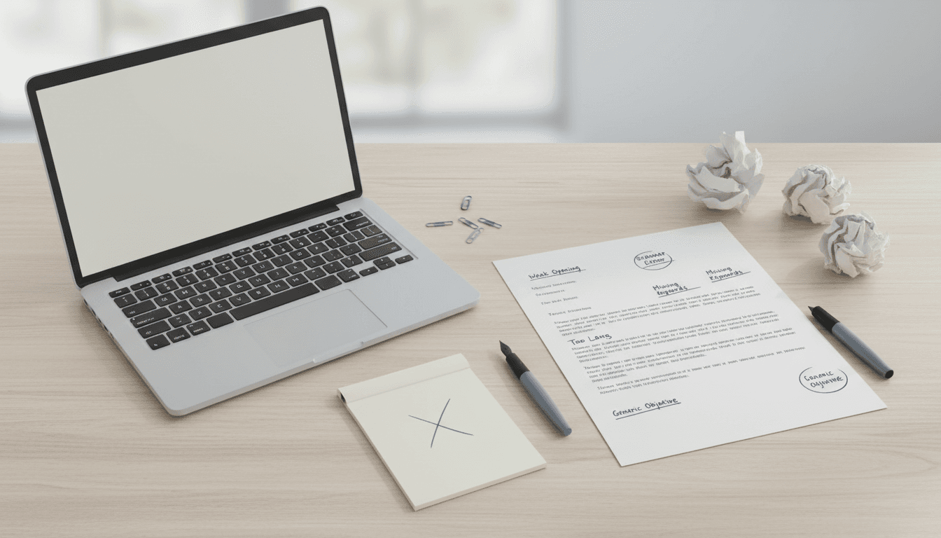 Illustration for writing a cover letter