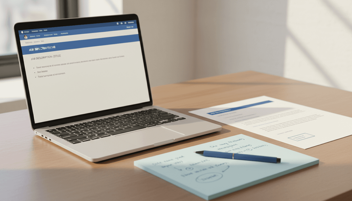 Applicant tailoring a cover letter